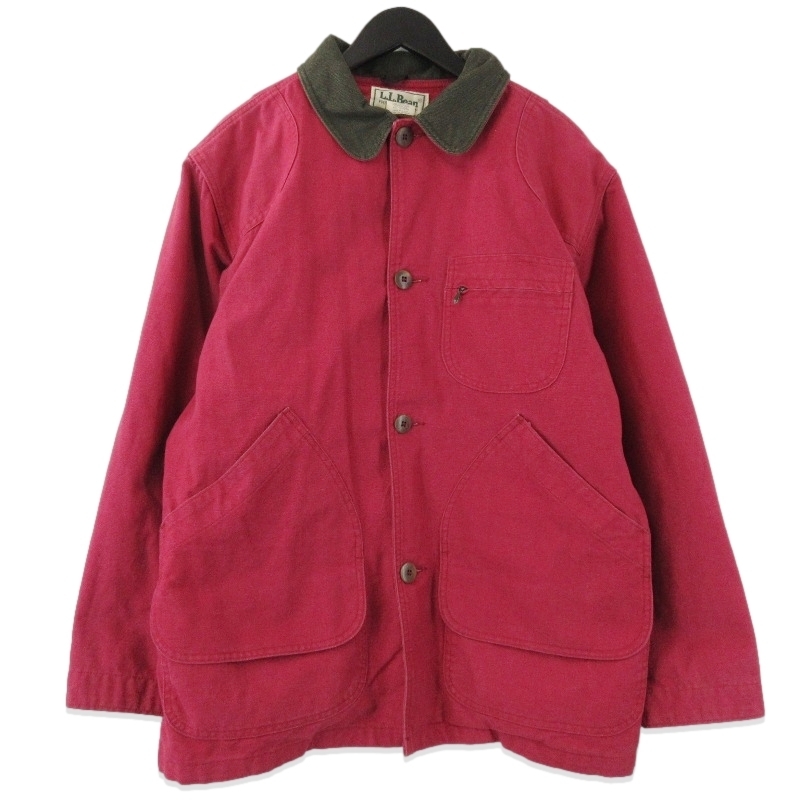 L.L.Bean エルエルビーン ハンティングジャケット H147 70s-80s ダックジャケット USA製 プリマロフトライナー バーガンディ M 71014043拍卖