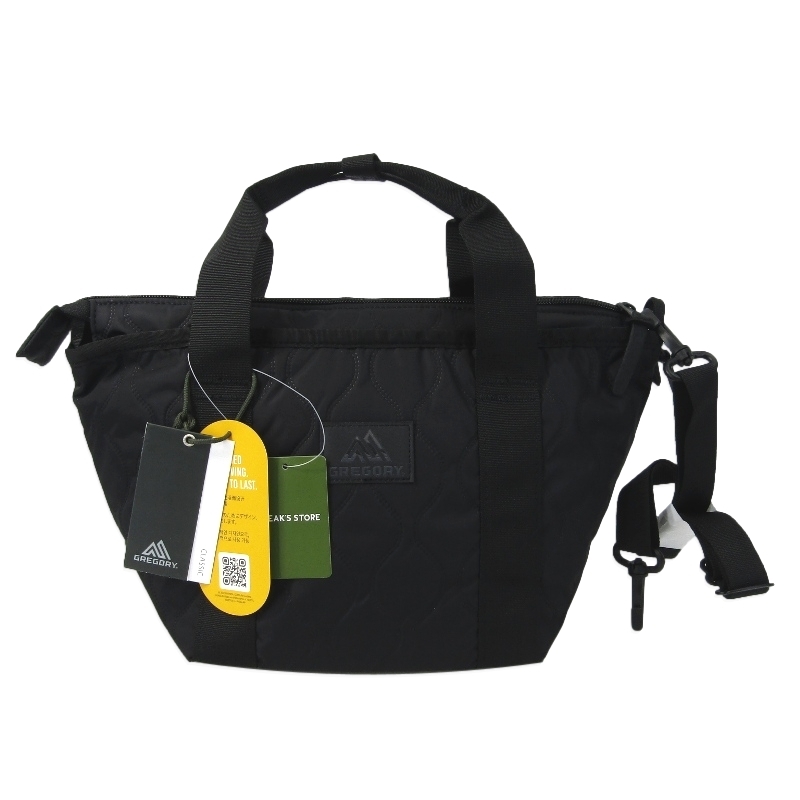 未使用 GREGORY グレゴリー ボートトートS 08J C9423 FREAK'S STORE別注 BOAT TOTE S QUILT 138631 7668 CORDURA ブラック 黒 61004077拍卖