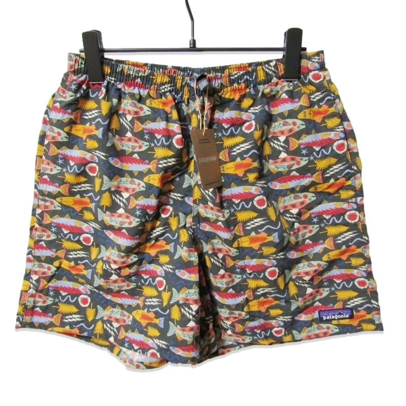 未使用 patagonia パタゴニア バギーズショーツ5インチ 57022 25AW Baggies Shorts Salmon Energy: Old Growth Green S 27111729拍卖