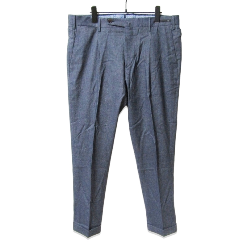 PT01 ピーティーゼロウーノ スラックスパンツ CPHS11ZSOMA1 LE44 PREPPY FIT ジップフライ ブルー 50 27111764拍卖