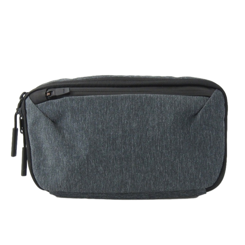美品 Aer エアー ポーチ AER21056 DOPP KIT 3 ACTIVE COLLECTION ドップキット バッグインバッグ Heather Gray 61004086拍卖