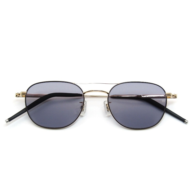 美品 E5 eyevan イーファイブアイヴァン サングラス m18 日本製 スクエア MBRWG/WG マットダークブラウン/ホワイトゴールド 61004123拍卖