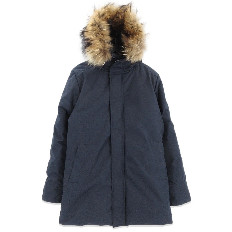 PYRENEX ピレネックス ダウンジャケット ANNECY HM0050 アヌシー ラクーンファー グリフィニンターナショナル ネイビー M 70017302拍卖