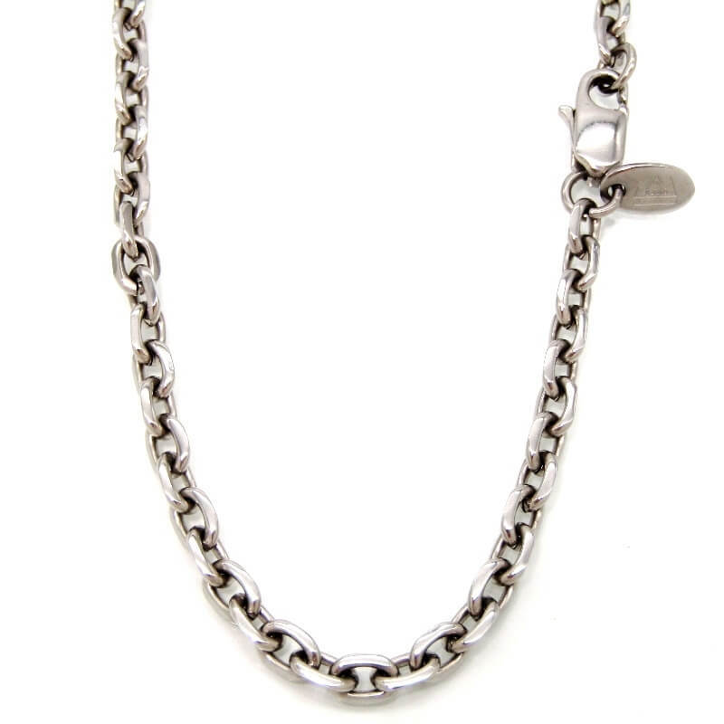 SAAD サード ネックレス チェーン あずき 55cm 4.5mm幅 ステンレス SS メンズ レディース 28011355拍卖