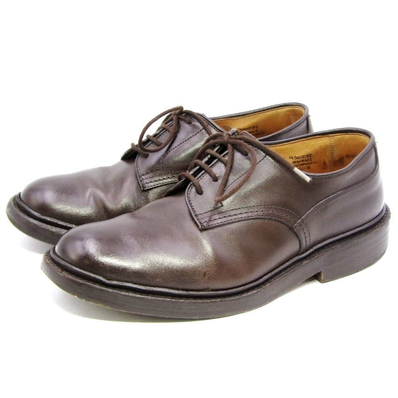 Tricker's トリッカーズ UK6.5 プレーントゥ 5636/2 ウッドストック ダービーシューズ 外羽根 レザーソール エスプレッソ 35005021拍卖