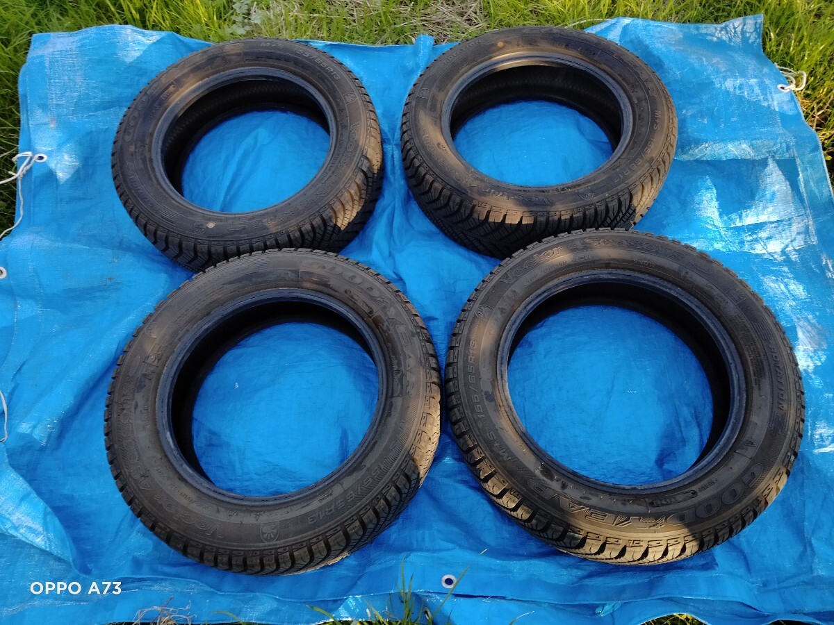 GOOD.YEARのオールシーズンタイヤ4本、日本製、155/65R13,2023年製造、残溝7から8ミリ、Vector4Ssasons,M+S。拍卖