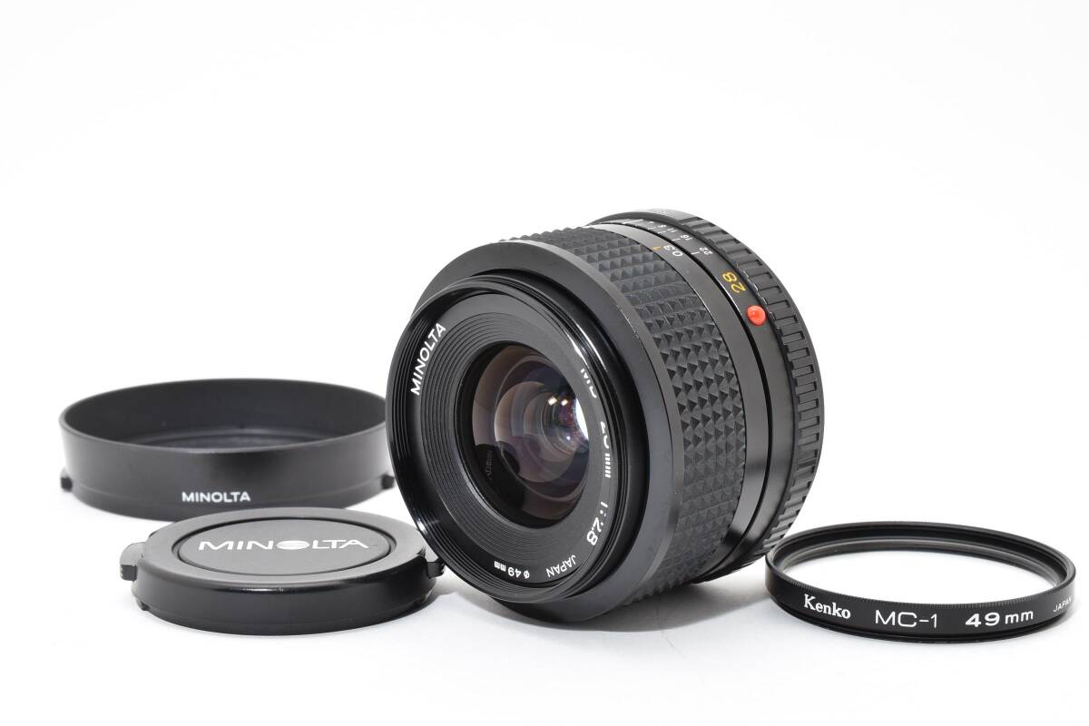 ★ミノルタ MINOLTA MD 28mm F2.8★ W1133#3641拍卖