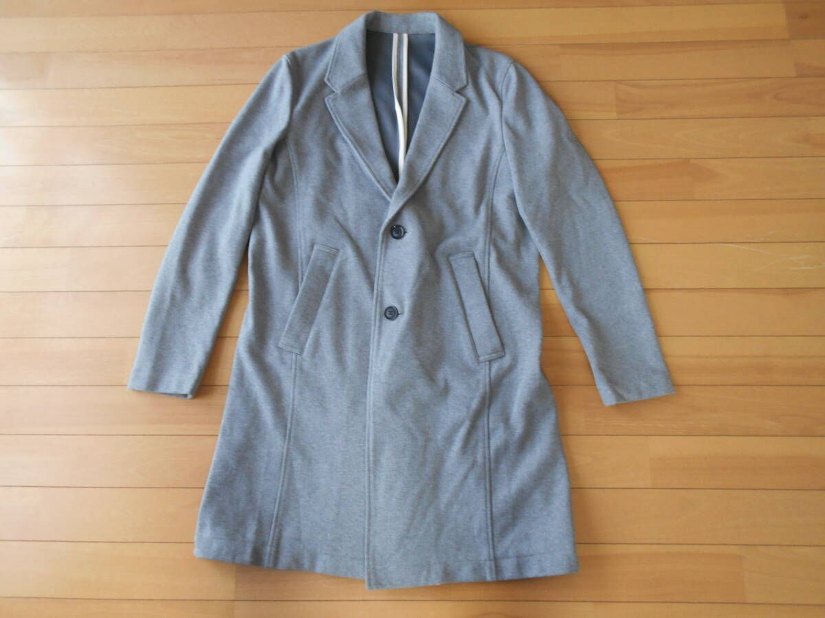 【特別価格】RAGEBLUE no.RB030007MC カットソーテーラードカラー シングルブレストコート ★淡灰sizeM★拍卖