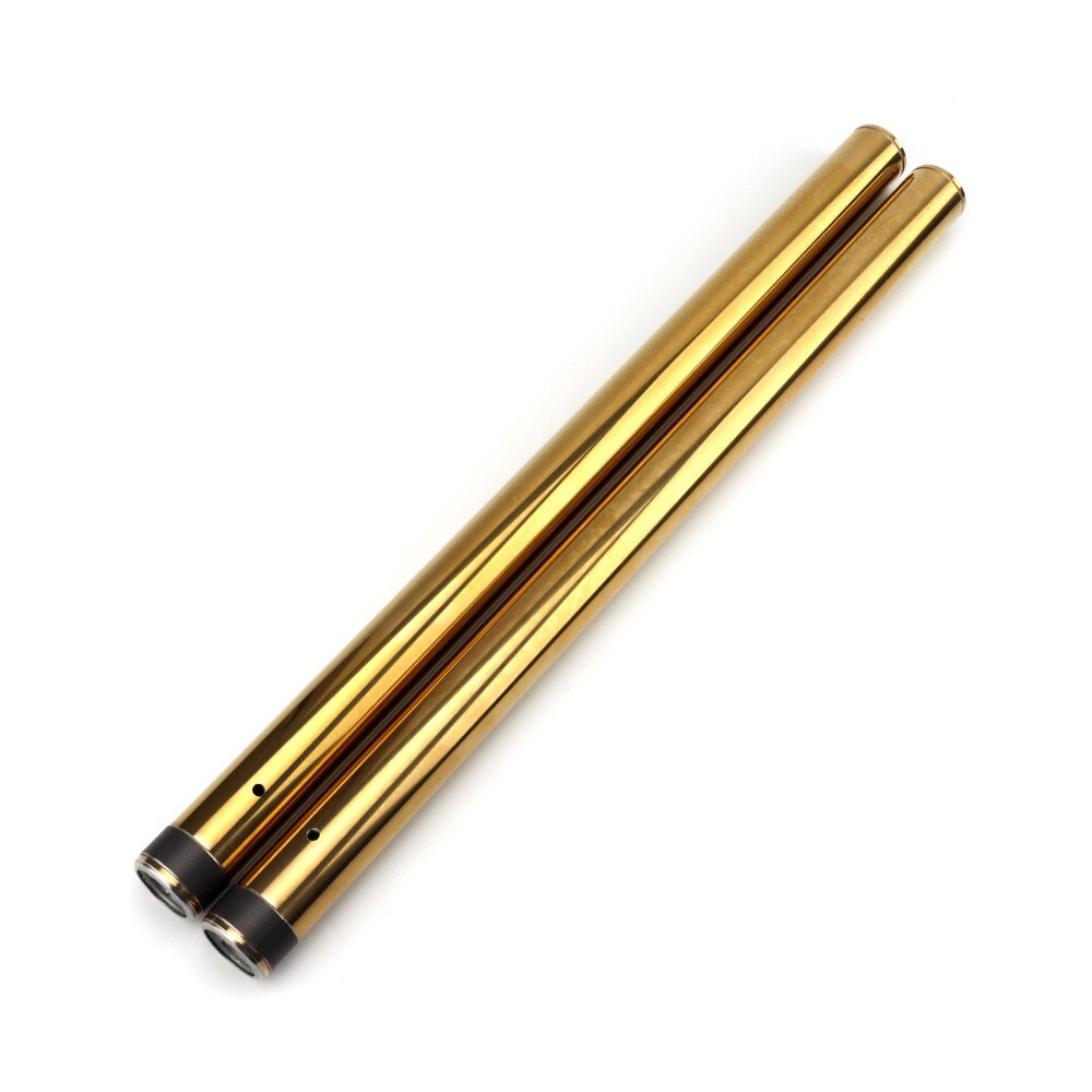 XG14 極上メッキ VTR1000F 41MM 純正品番51410-MBB-003に対応 インナーチューブ ゴールド2本 新品拍卖