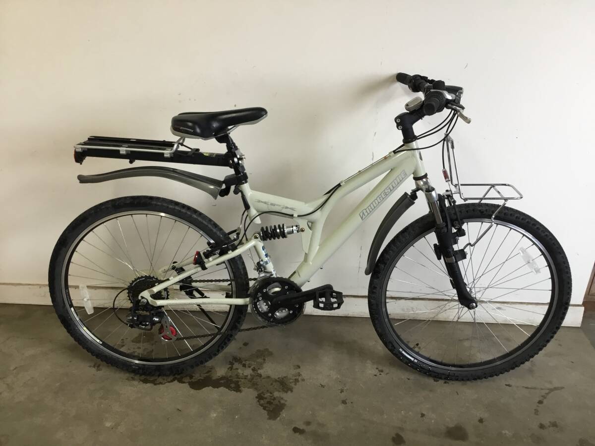 △ v A-20岐阜発/ ブリジストン/ マウンテンバイク/ XFX/ 26インチ/ 3×7段変速/ 自転車/ 走行確認/ 現状品/ 管08k/ R7.6/22 △拍卖