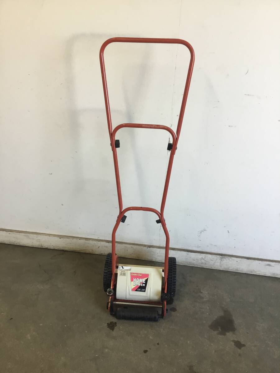 △ v 岐阜発/ Golden Star/ 手押し芝刈り機/ GHC-200/ ガーデニング/ お手入れ/ 芝刈り/ 現状品/ R7.11/8 △拍卖