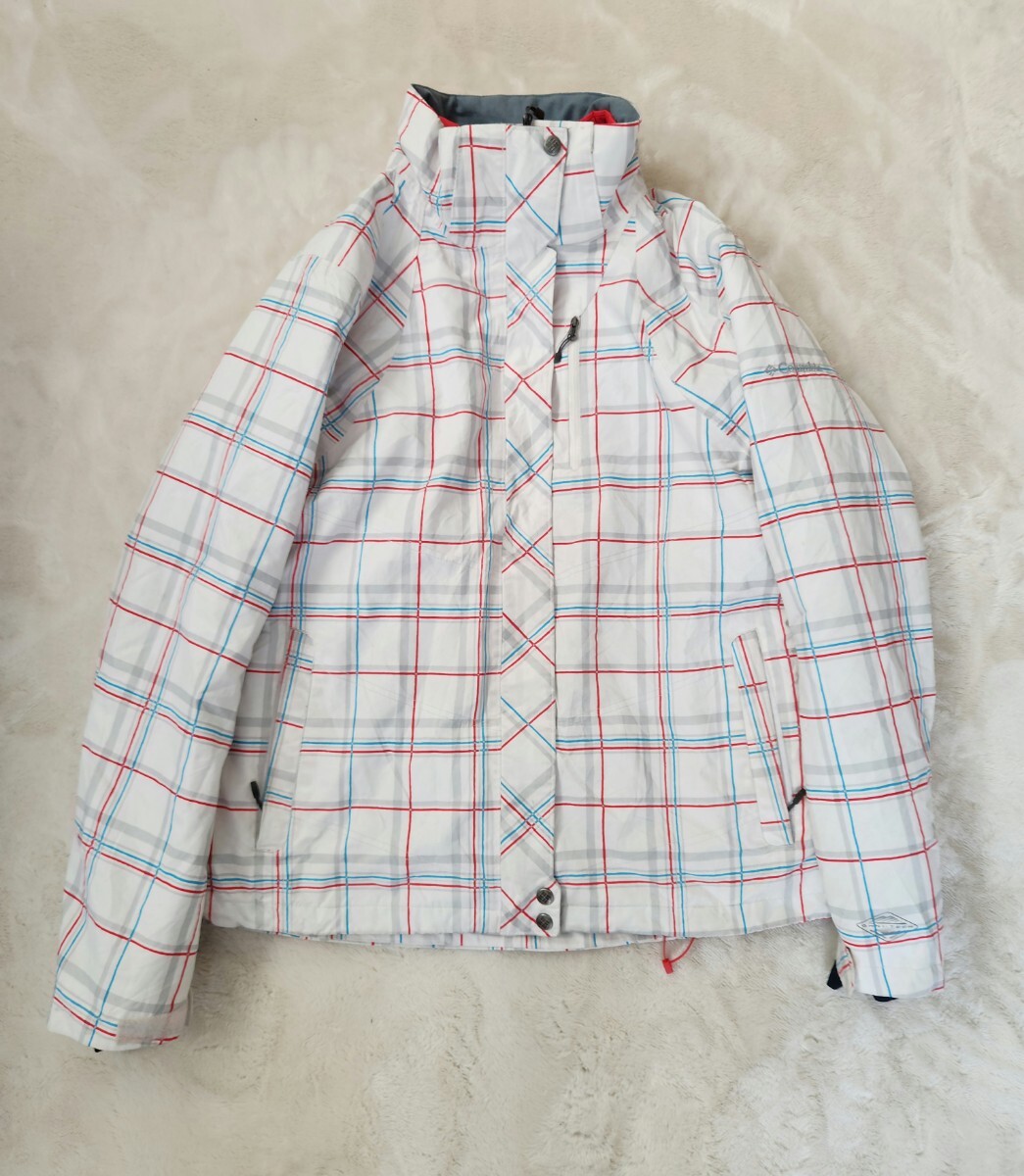 Columbia コロンビア オムニヒート インターチェンジ ジャケット レディースXL 防水透湿 チェック拍卖