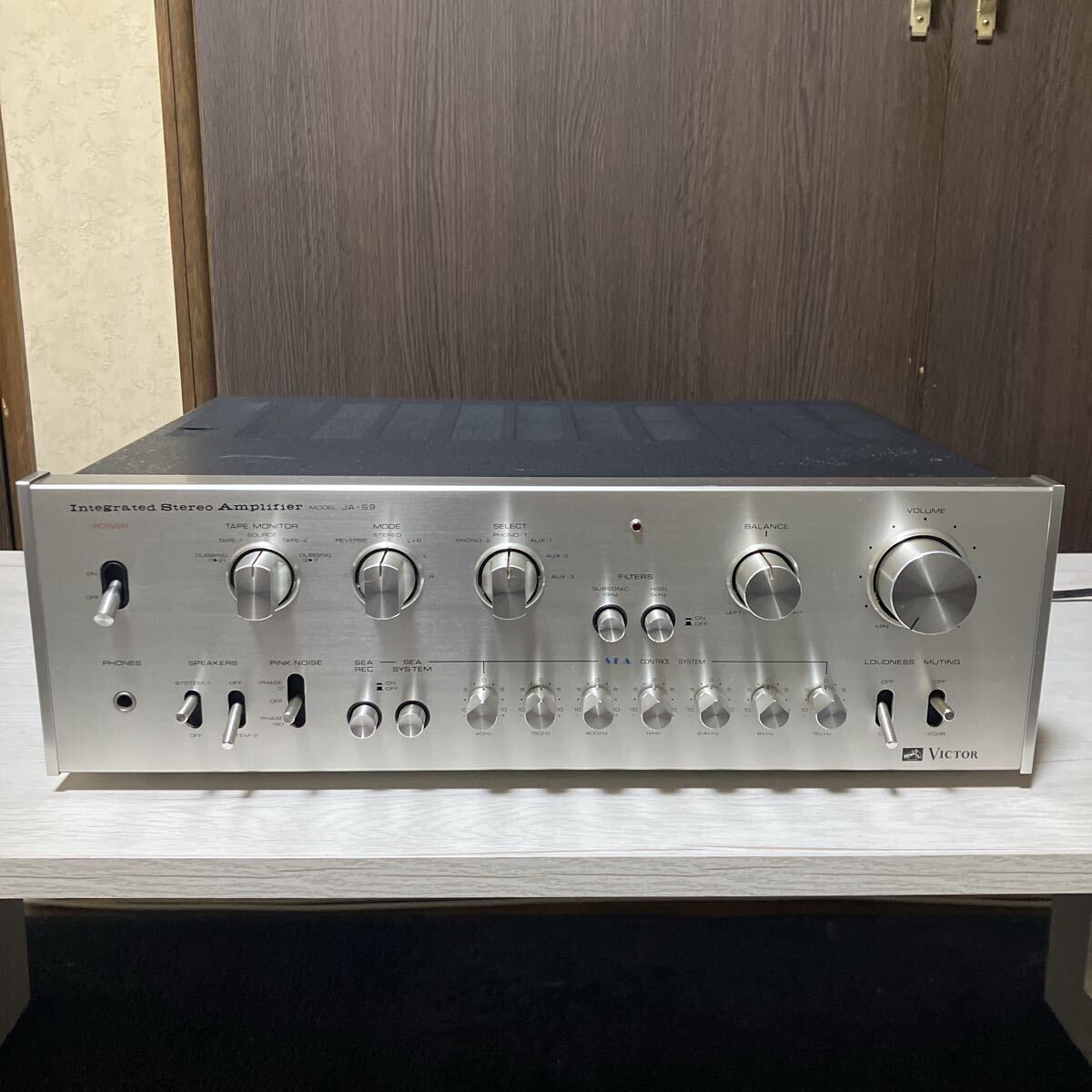 VICTOR プリメインアンプ MODEL JA-S9 美品?ですがジャンク扱いでお願いします。拍卖