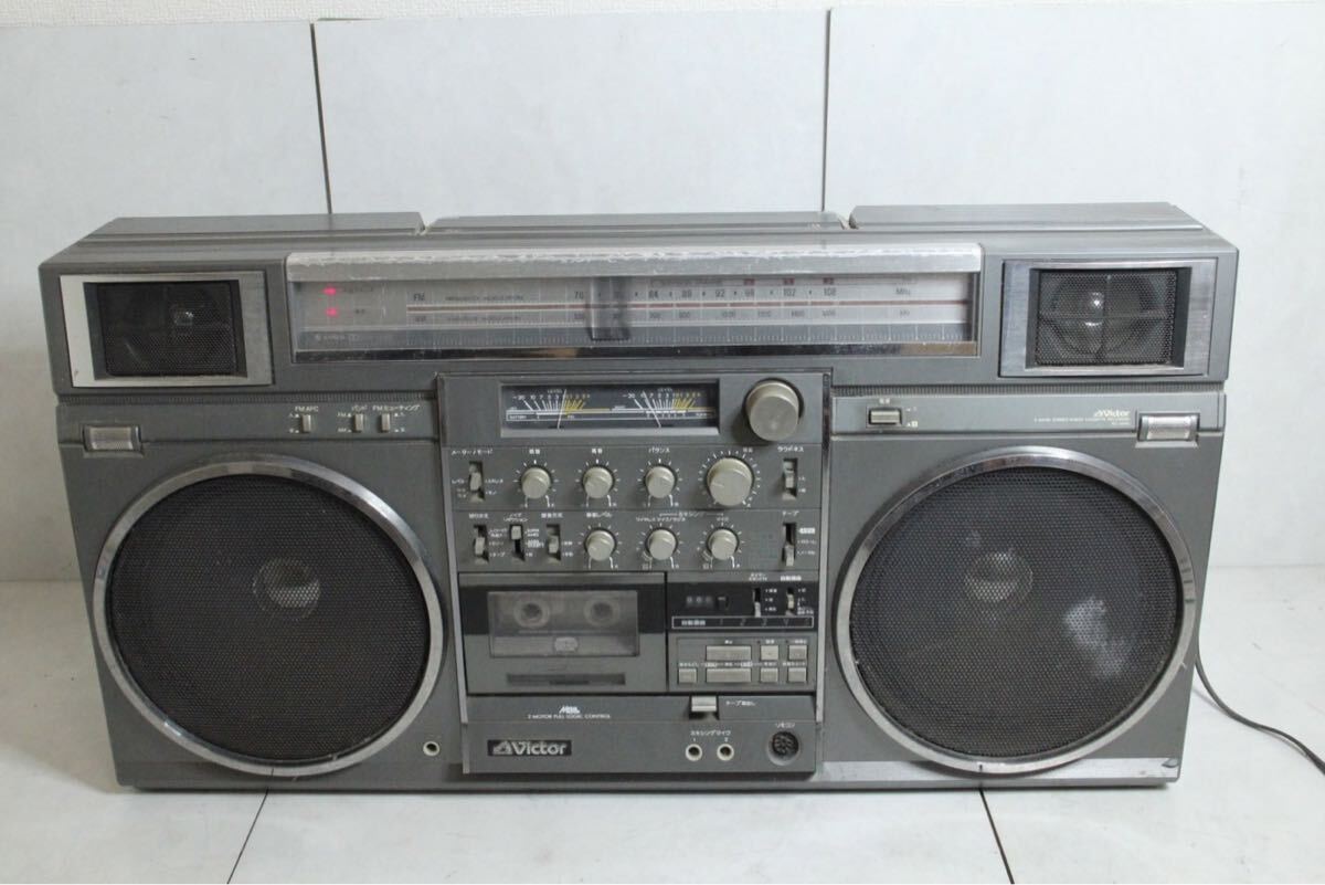 通電ラジオ確認済み 希少 Victor ビクター RC-M90 ラジカセ ラジオカセット 昭和レトロ アンティーク拍卖