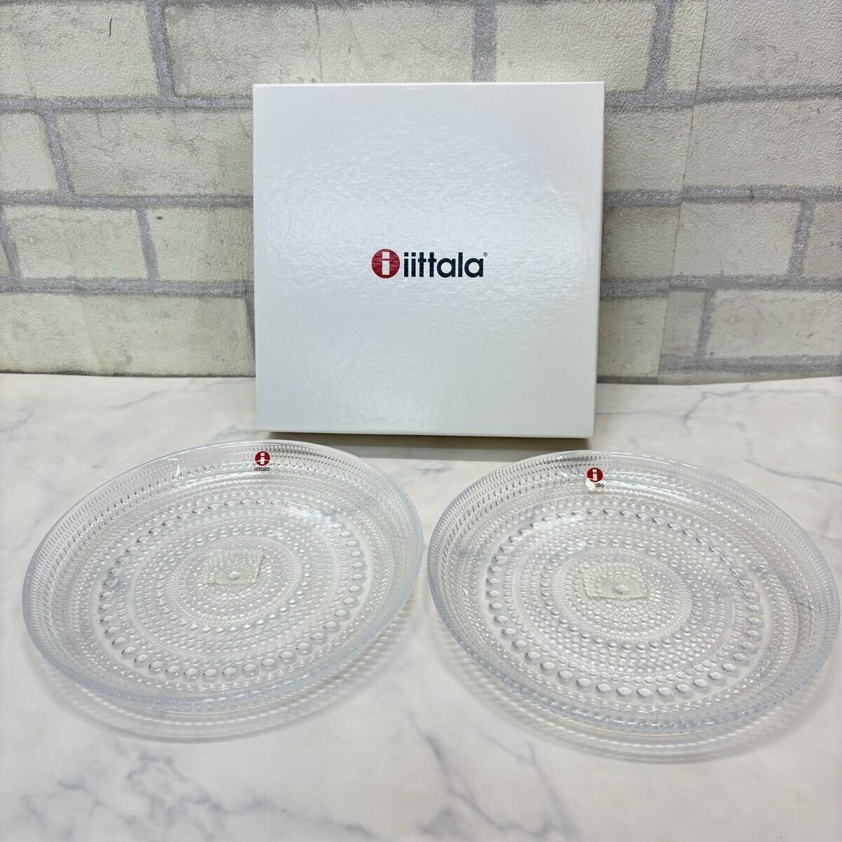 新品 2枚セット 北欧 イッタラ iittala カステヘルミ プレート 17cm 箱付き お皿拍卖