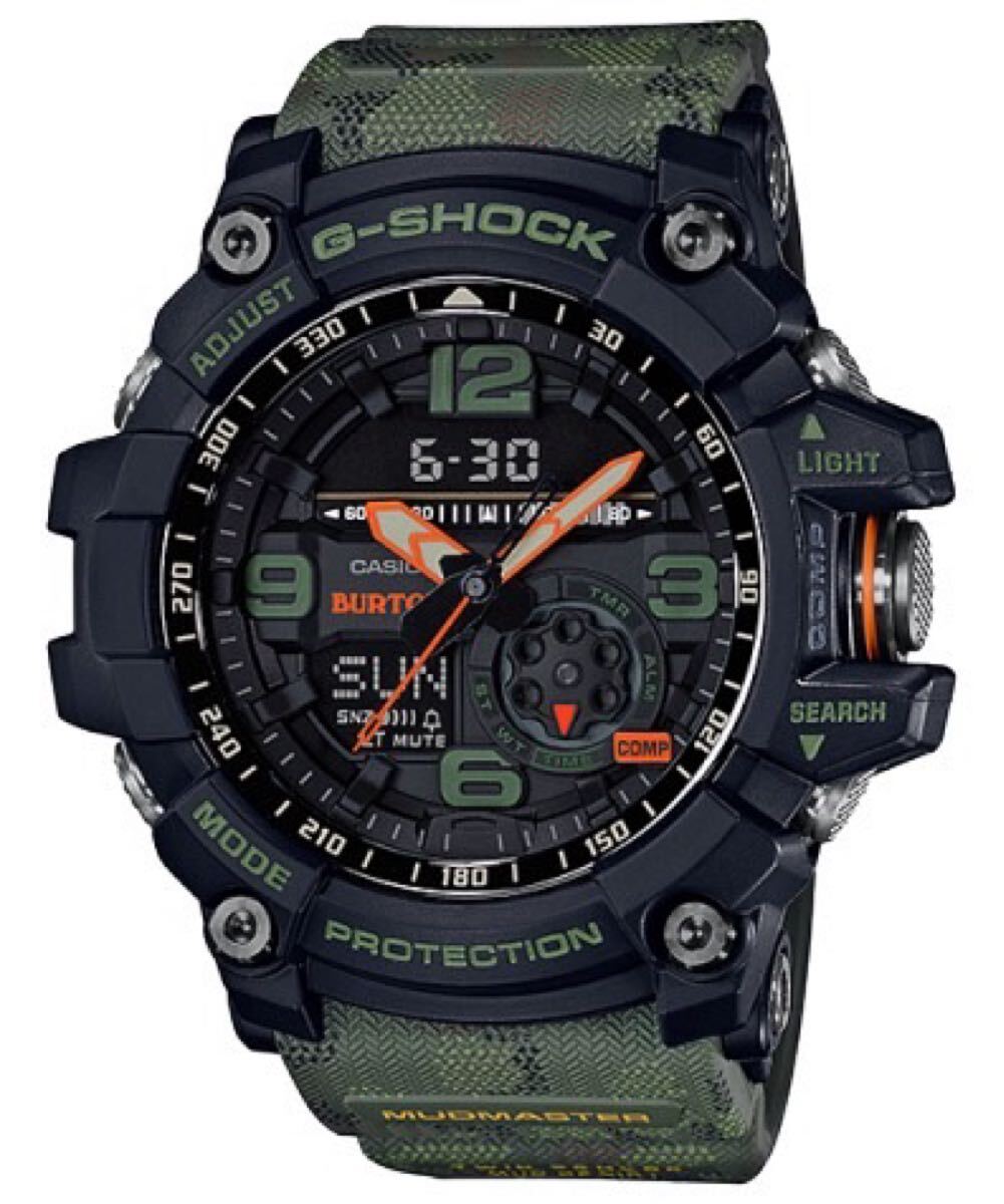 【電池交換済】G-SHOCK×BURTON Gショック×バートン MUDMASTER GG-1000BTN-1AJR拍卖