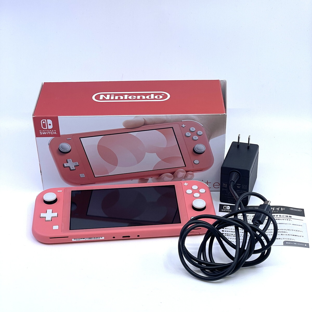 美品 ニンテンドー スイッチ ライト本体 コーラル HDH-S-PAZAA 動作確認済み 送料無料(Y1103_1)拍卖