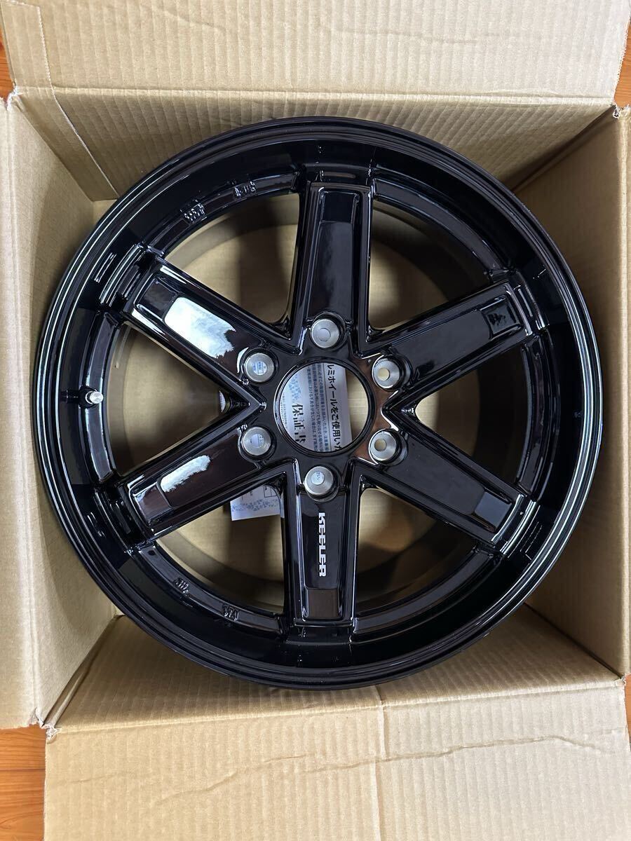 WEDS KEELER TACTICS 17インチ 8J +25 6H 未使用品 展示品 グロスブラック ウェッズ キーラー タクティクス 4本セット拍卖