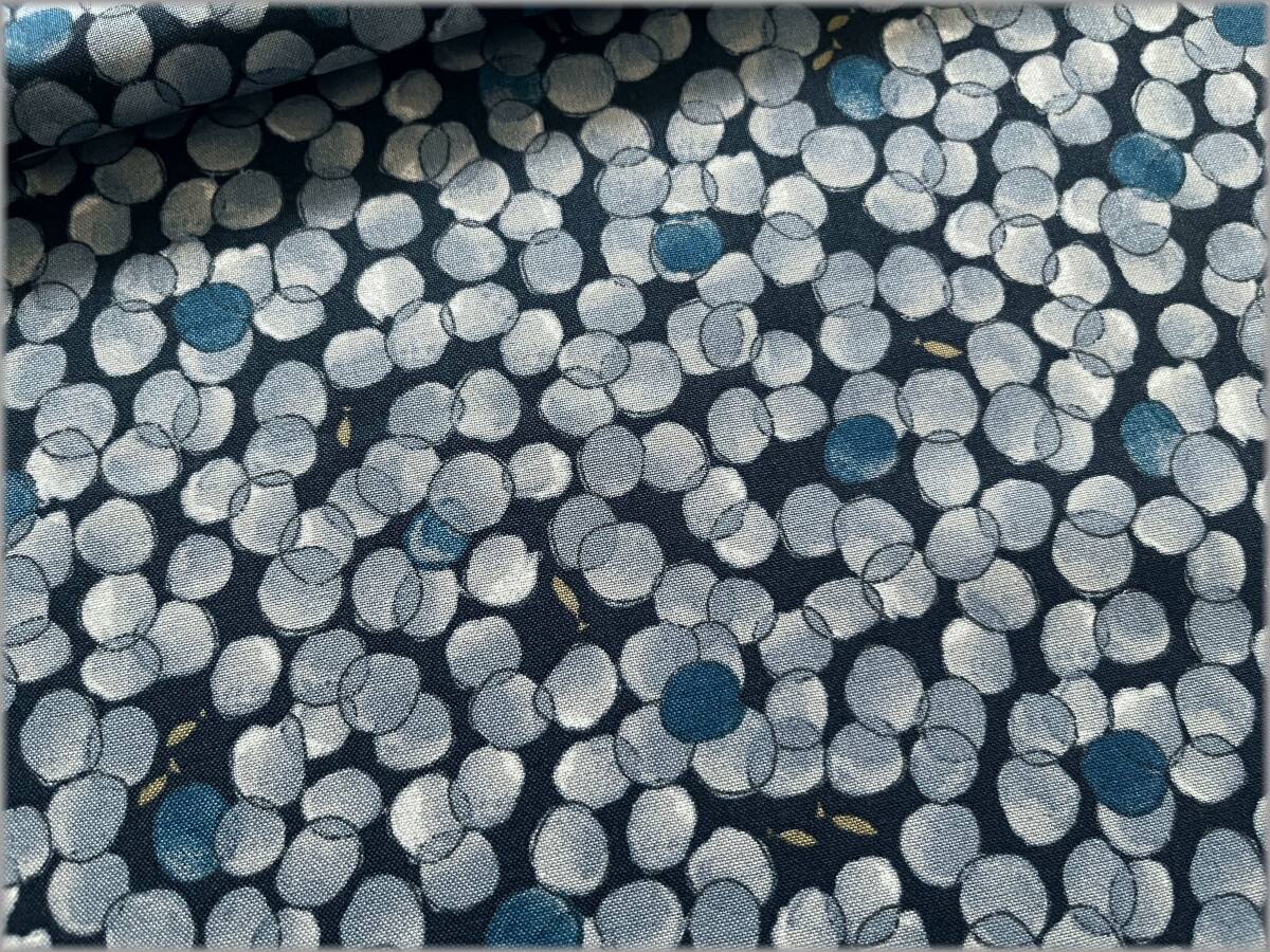 mets★5m*in the sea*バブル*シーチング*dark navy*さかな魚*2D拍卖