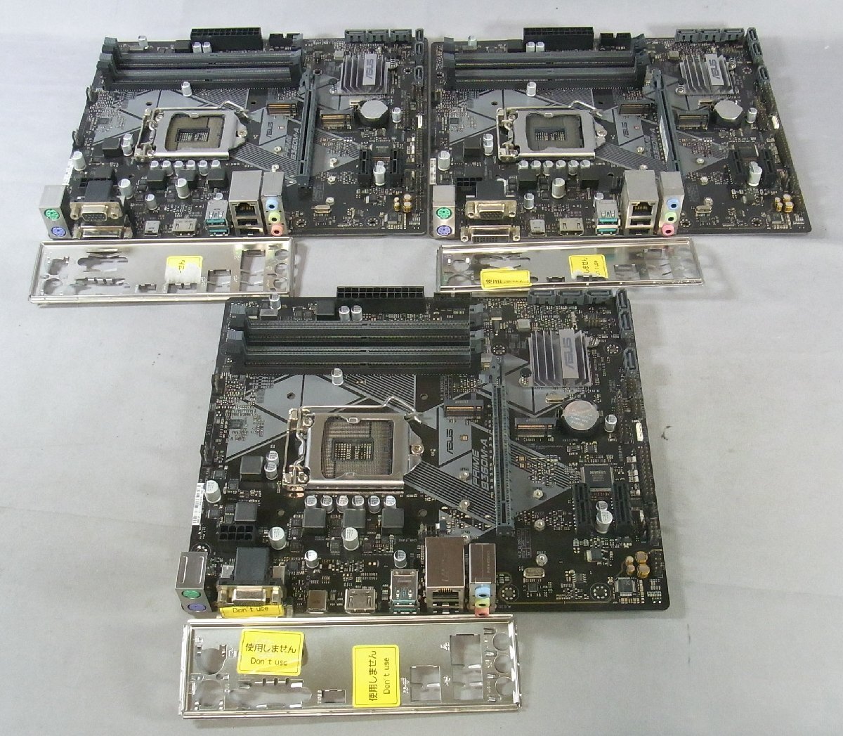 B47216 O-07250 ASUS PRIME M360M-A LGA1151 マザーボード 3枚セット ジャンク拍卖