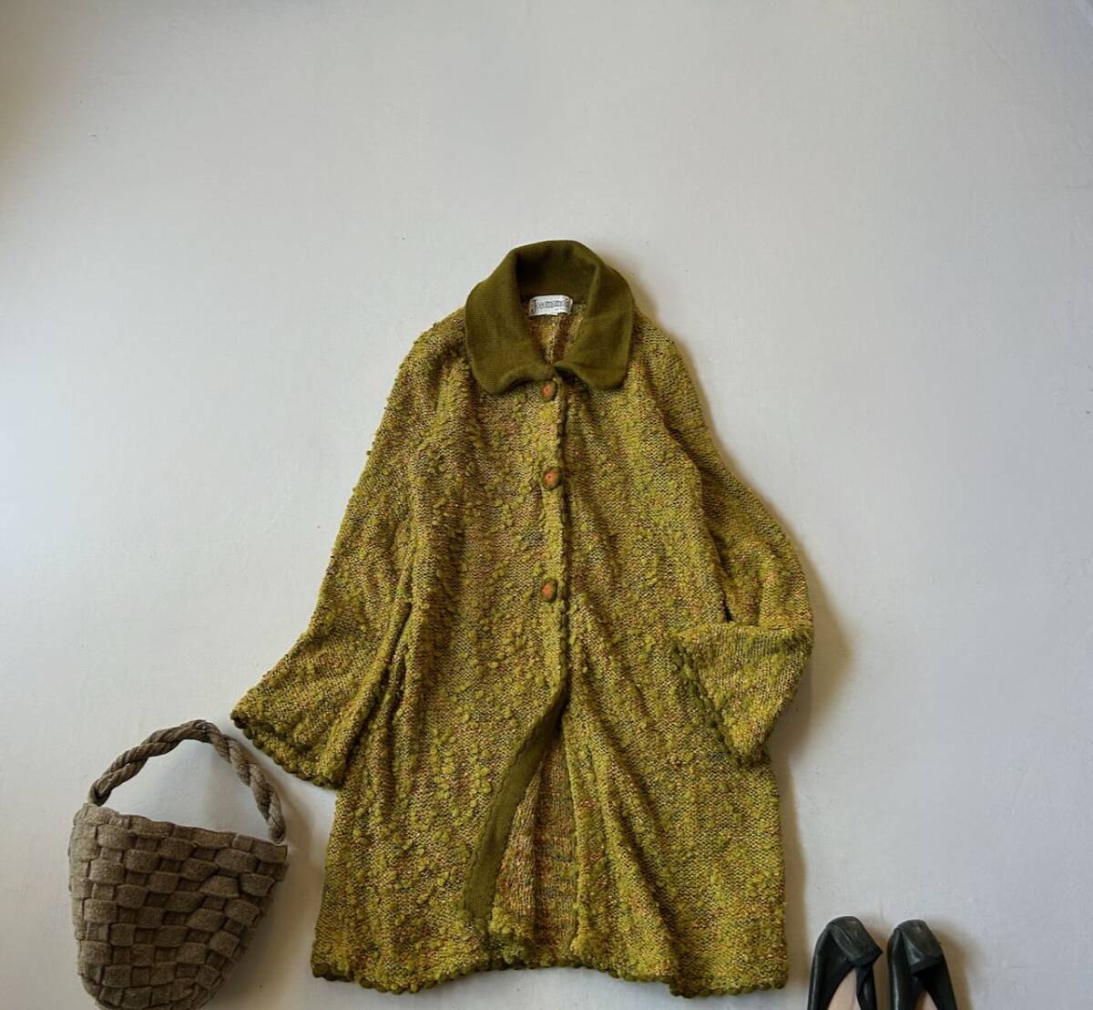 ホコモモラ Jocomomola 可愛いロングカーディガン☆Sybilla シビラ 拍卖