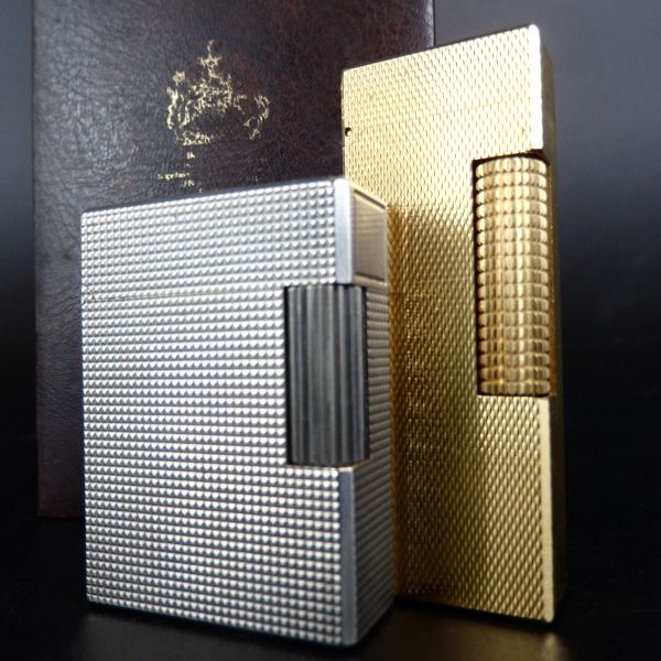1円スタート 激レア T.DuPont デュポン ショート LINE1ライン1 Dunhill ダンヒル ローラー ガスライター 箱付き 2点 11-4 41808拍卖