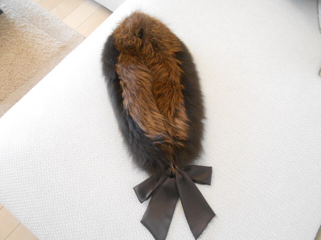 ミスアシダ フォックスマフラー タエアシダ 襟巻 毛皮 拍卖