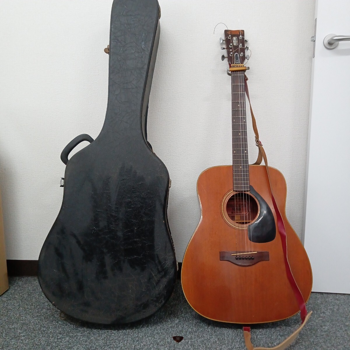 E YAMAHA ヤマハ アコースティックギター アコギ FG-180 900-60 ハードケース付拍卖