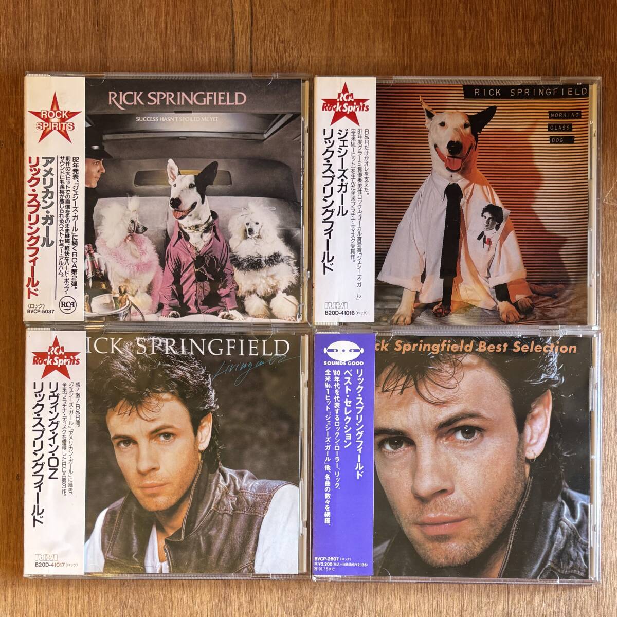 ■帯付!旧規格/初期プレス!まとめて■リック・スプリングフィールド Rick Springfield 国内盤 CD 4枚セット/廃盤/Working Class Dog拍卖