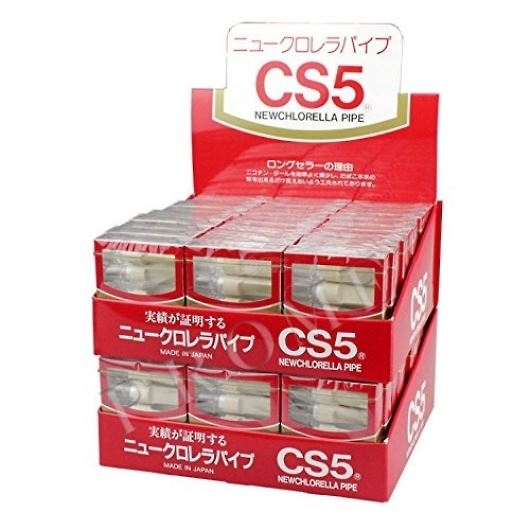 シーエス工業 ニュークロレラパイプ CS5 レギュラーサイズ煙草用 5本入×60個 ヤニ取りフィルター拍卖