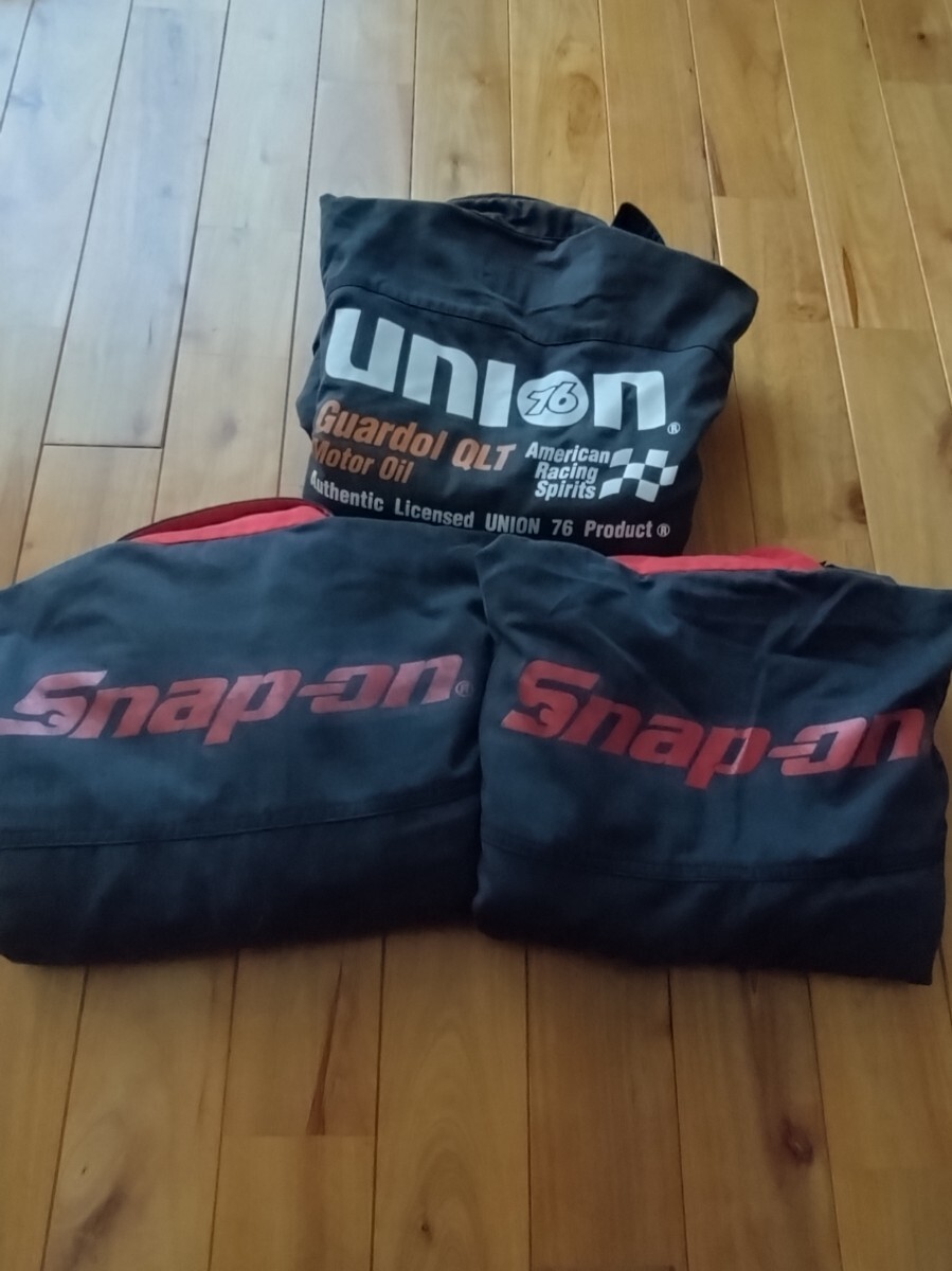 つなぎ Snap-on スナップオン 2着 76UNION 1着 3着セット 中古ジャンク 拍卖