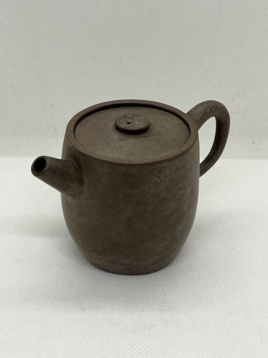 煎茶道具 時代物 紫泥 急須 茶銚 茶注 茶器 唐物 銘無 箱無拍卖