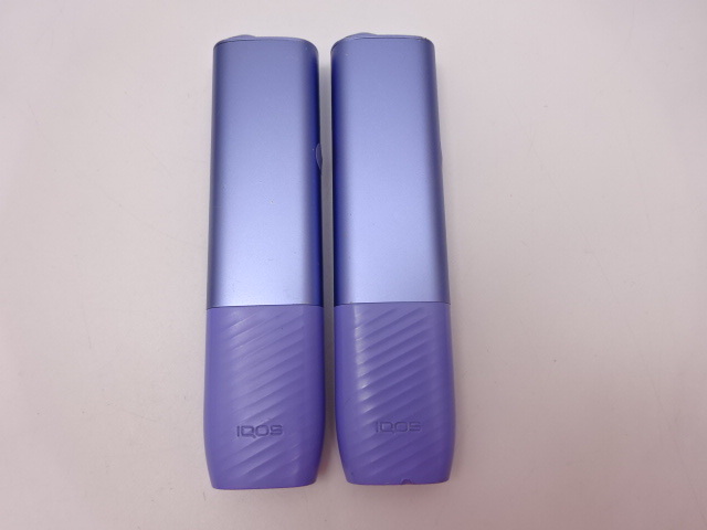 ☆ Y262 IQOS アイコス 電子タバコ IQOS ILUMA iワン アイコスイルマiワン M0023 デジタルバイオレット 2本セット 動作確認済み ☆拍卖