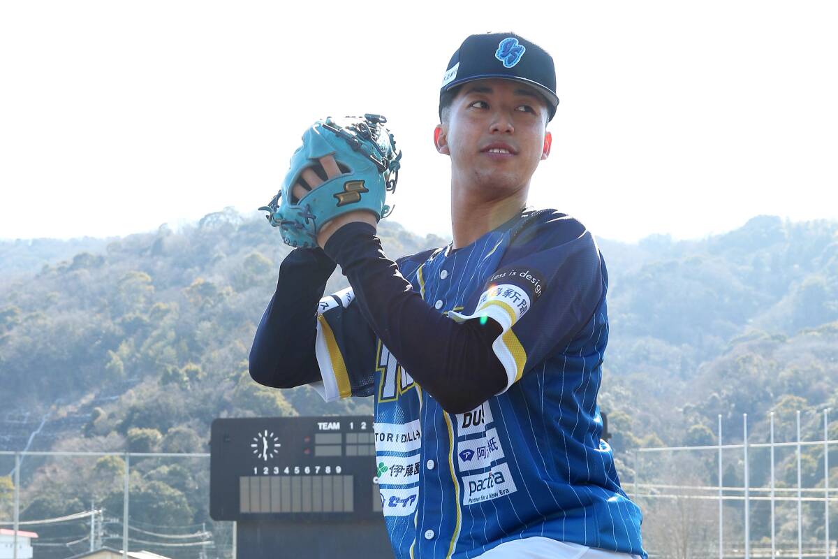 #15 小林禅【徳島インディゴソックス2025シーズン実使用&サイン入りユニフォーム(上のみ)】拍卖