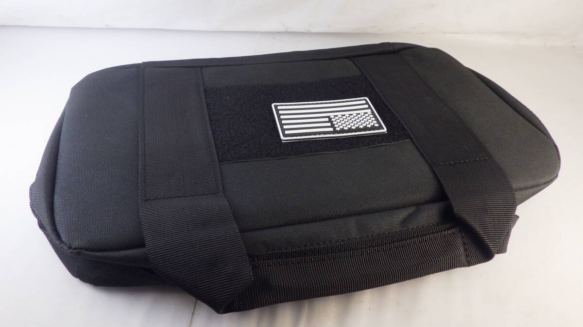 【新品】35cm×19cm ソフトハンドガンケース BK(ワッペン有り)拍卖