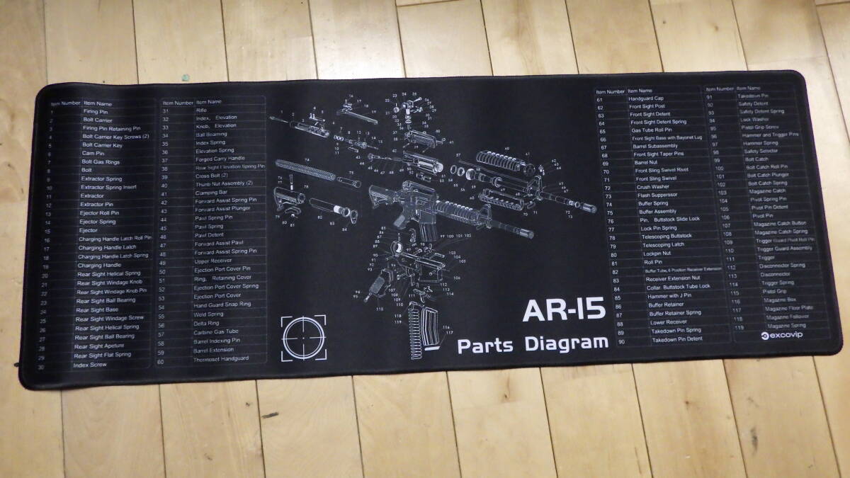 【新品】AR-15 分解用マウスパッド 80cmx30cm Aタイプ拍卖