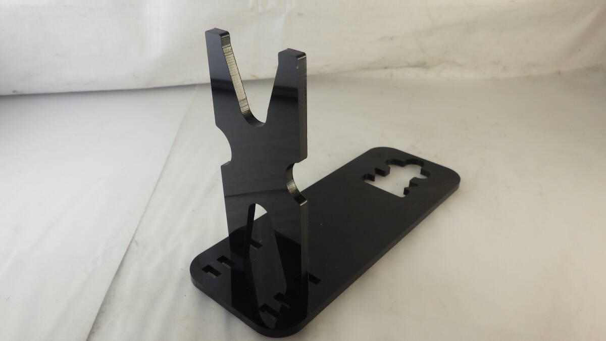 【新品】アクリル製ハンドガンスタンド(BK)拍卖