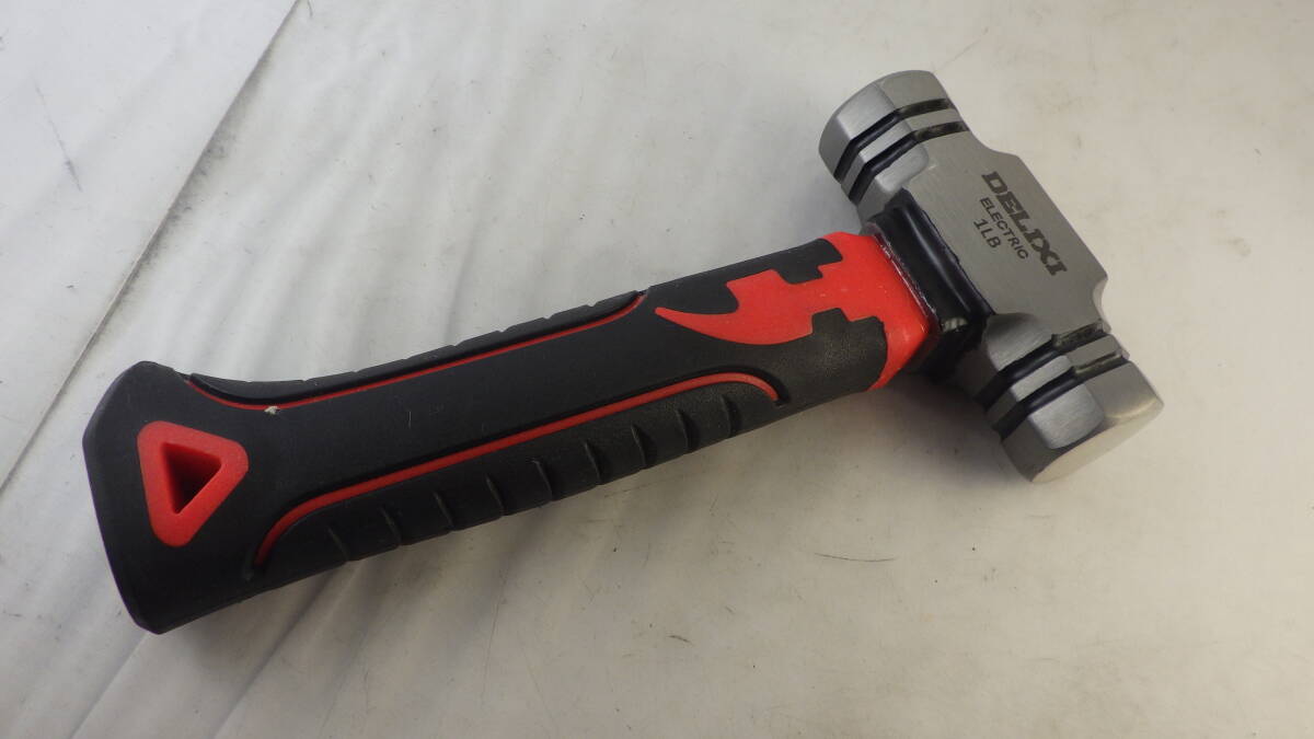 【新品】DELIXI ミニメタルエンジニアーハンマー 六角ハンマー 500g拍卖