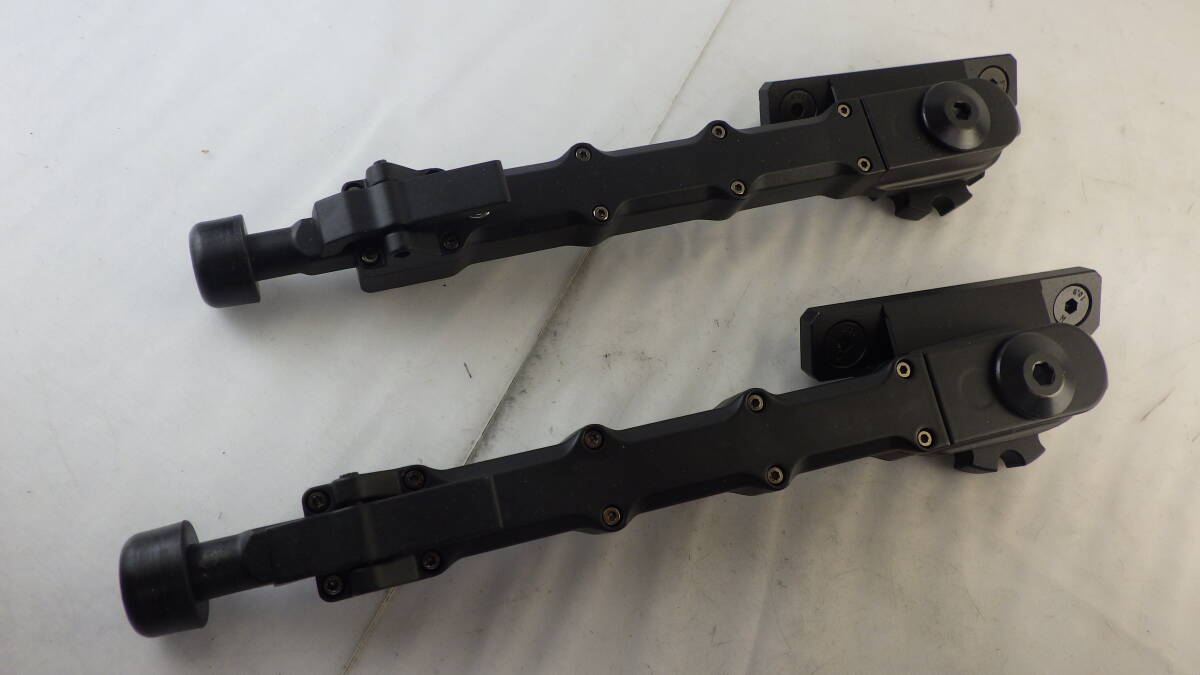 【新品】テレスコピックバイポッド M-LOK ハンドガード用、19.05-22.86cm アルミニウム合金サイドマウント拍卖