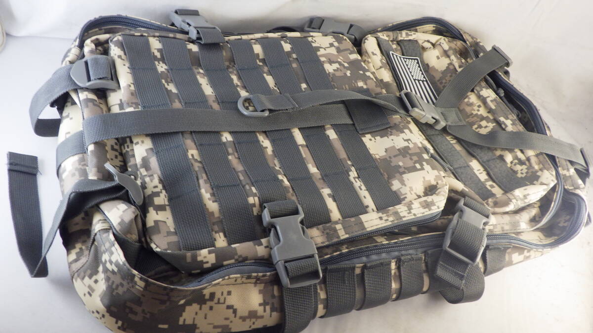 【新品】ナイロン製バックパック 50cm×30cm×30cm 50L(ACU)拍卖