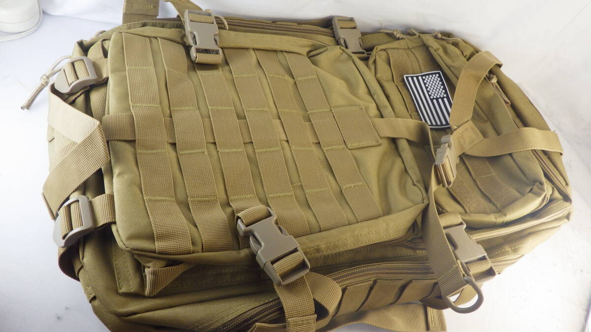 【新品】ナイロン製バックパック 50cm×30cm×30cm 50L(DE)拍卖