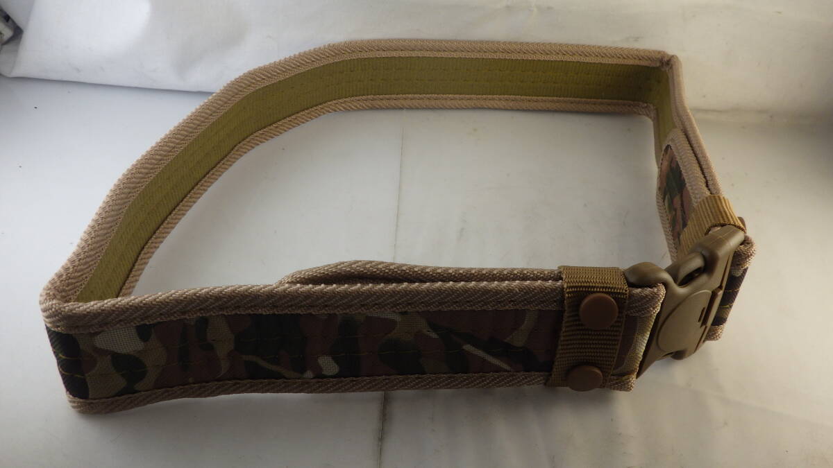 【新品】ピストルベルト(Knaki-迷彩)拍卖