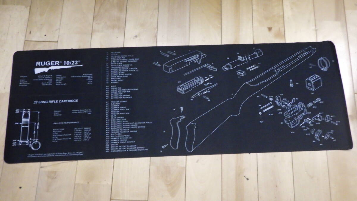 【新品】ルガー 分解用マウスパッド 91cmx30cm拍卖