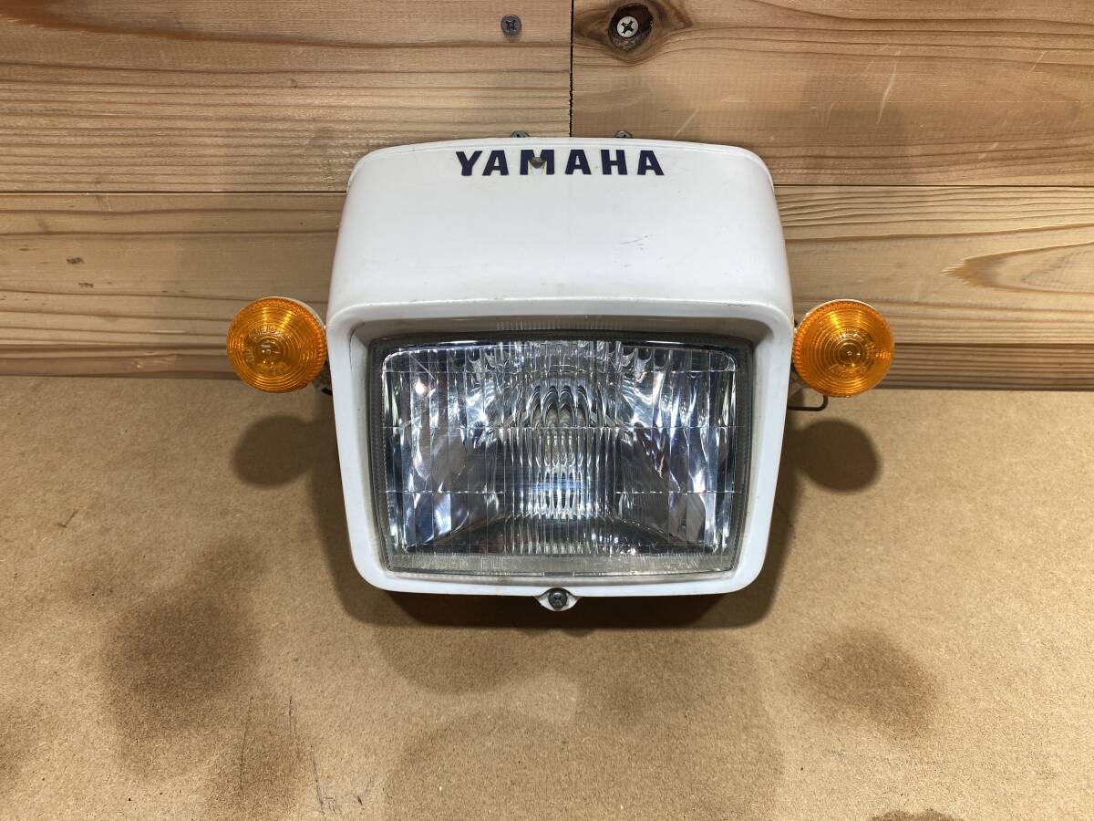 YAMAHA TY250R/S/Zスコティッシュ 希少当時物 ライトカウル ビンテージトライアル ライトウィンカー付き加工あり格安スタート^^拍卖