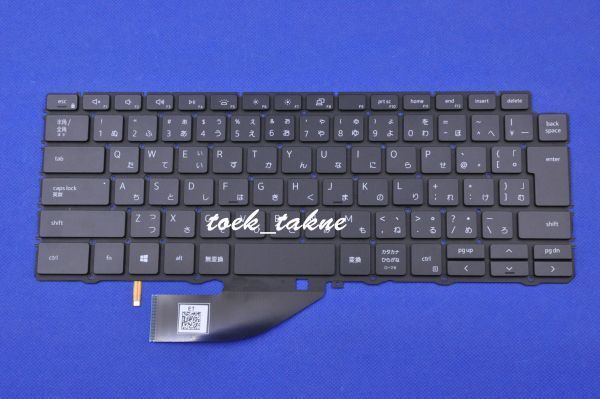 国内発送 安心保証 DELL XPS 13 7390 2-in-1、XPS 13 9310 2-in-1 P103G 日本語キーボード バックライトあり 黒拍卖