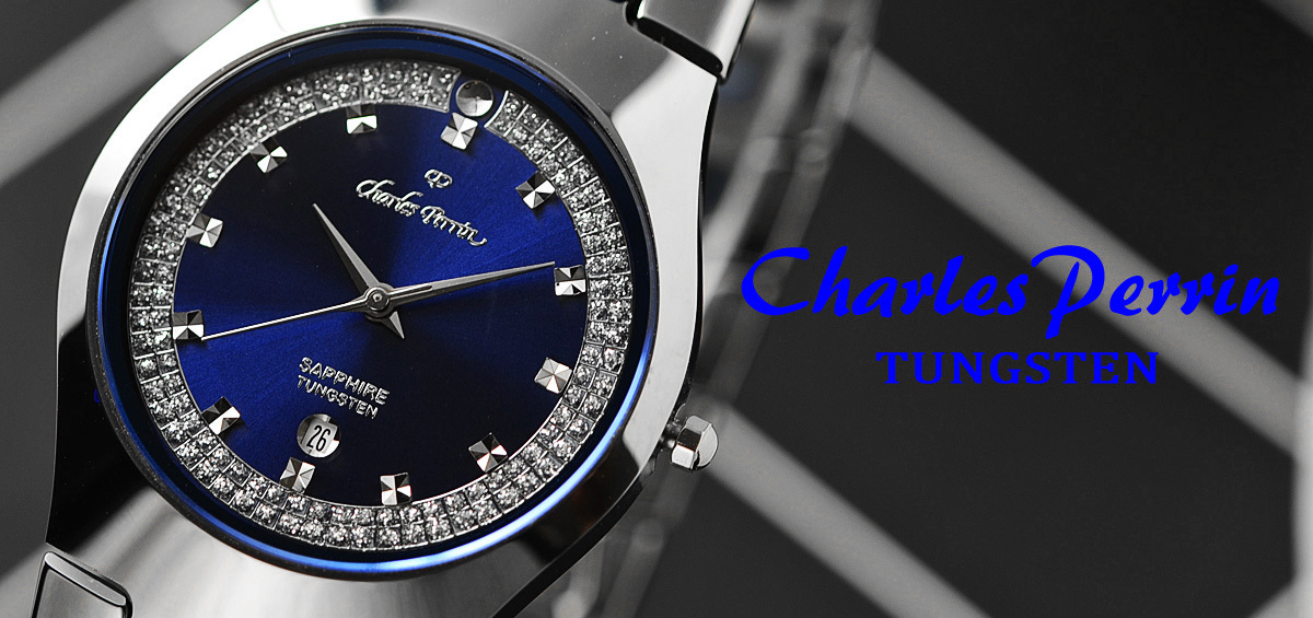 超硬タングステン&セラミック&CZダイヤ&サファイヤクリスタル 豪華腕時計BLUE メンズ拍卖