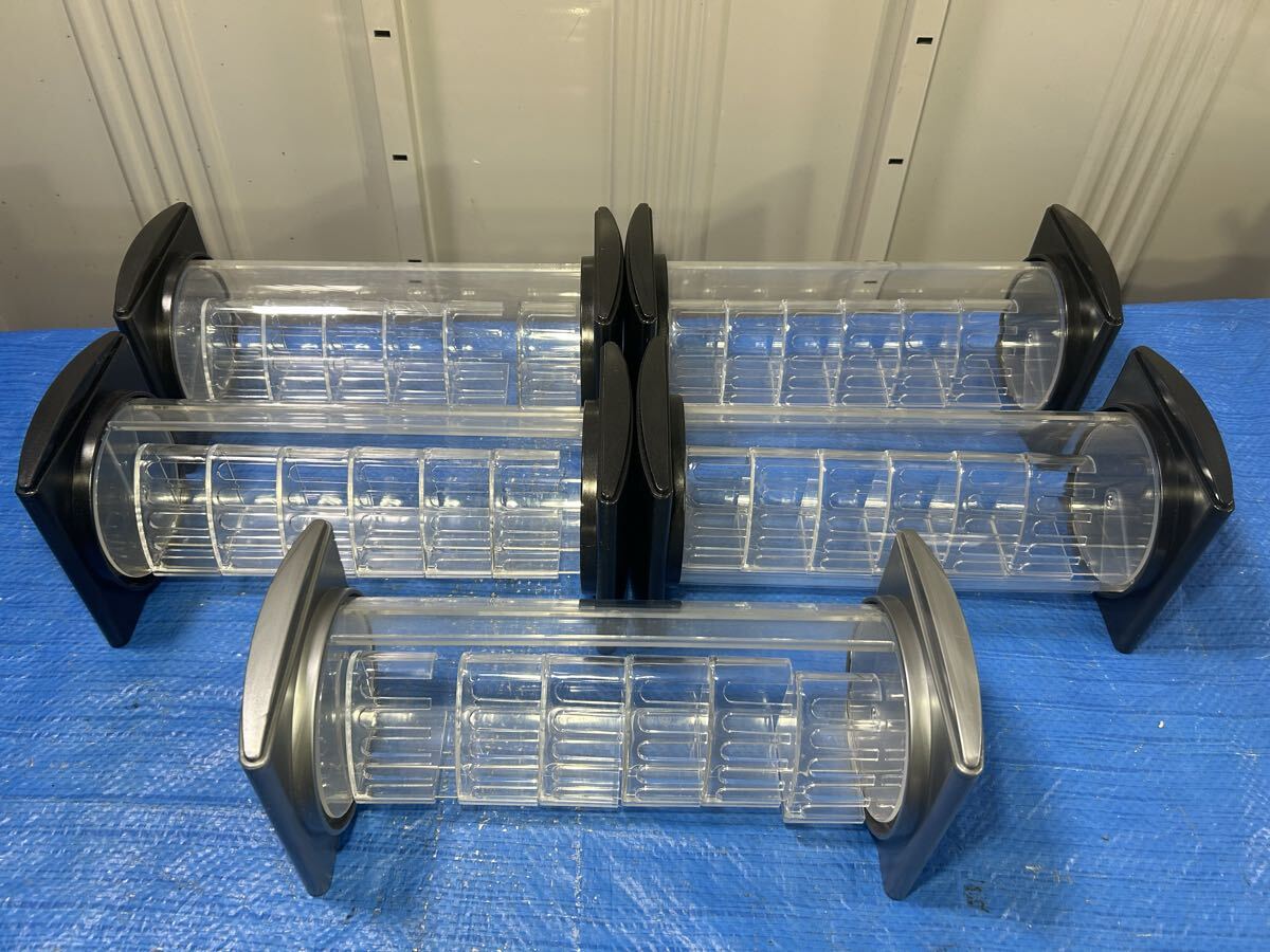 時計ディスプレイケース コレクションケース ブラック4個 シルバー1個 位置調節 取り外し 可能 5個 収納前開き拍卖