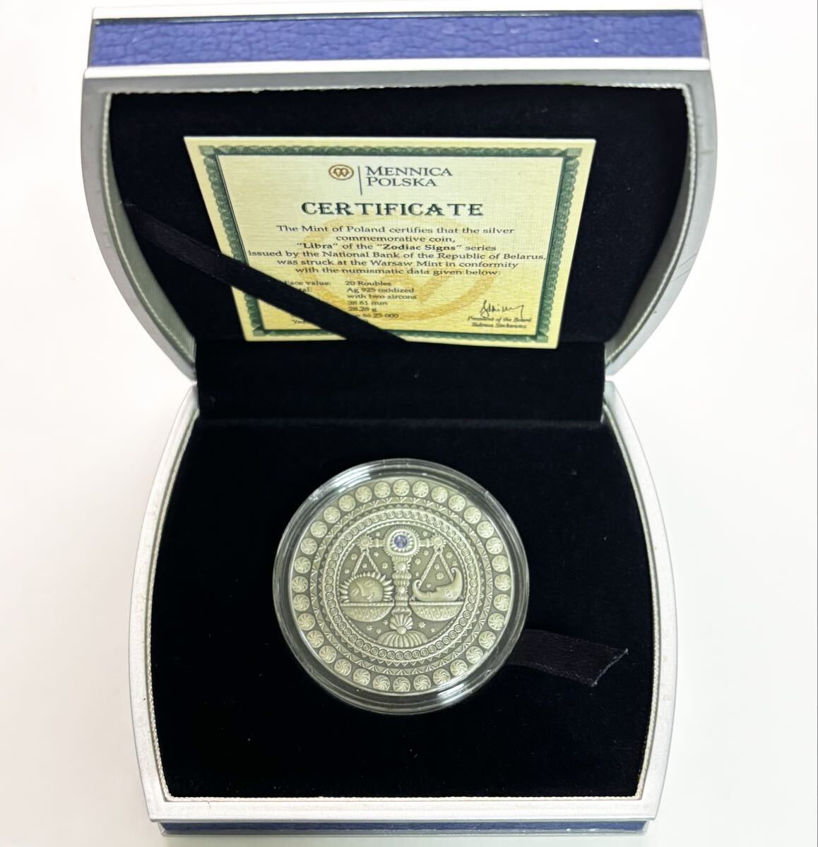 ポーランド 20ルーブル 銀貨 てんびん座 Zodiac Signs Libra 星座 ゾディアックサイン シリーズ コイン coin拍卖