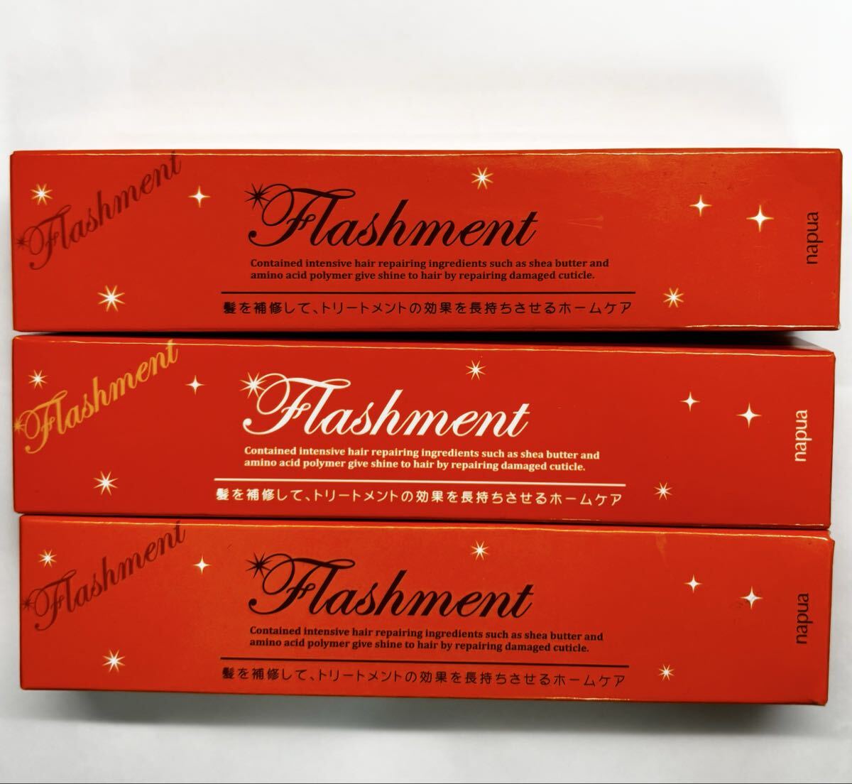 ナピュア フラッシュメント モイスチャーヘアパック 50g 2本 スムースヘアパック 50g 1本 拍卖