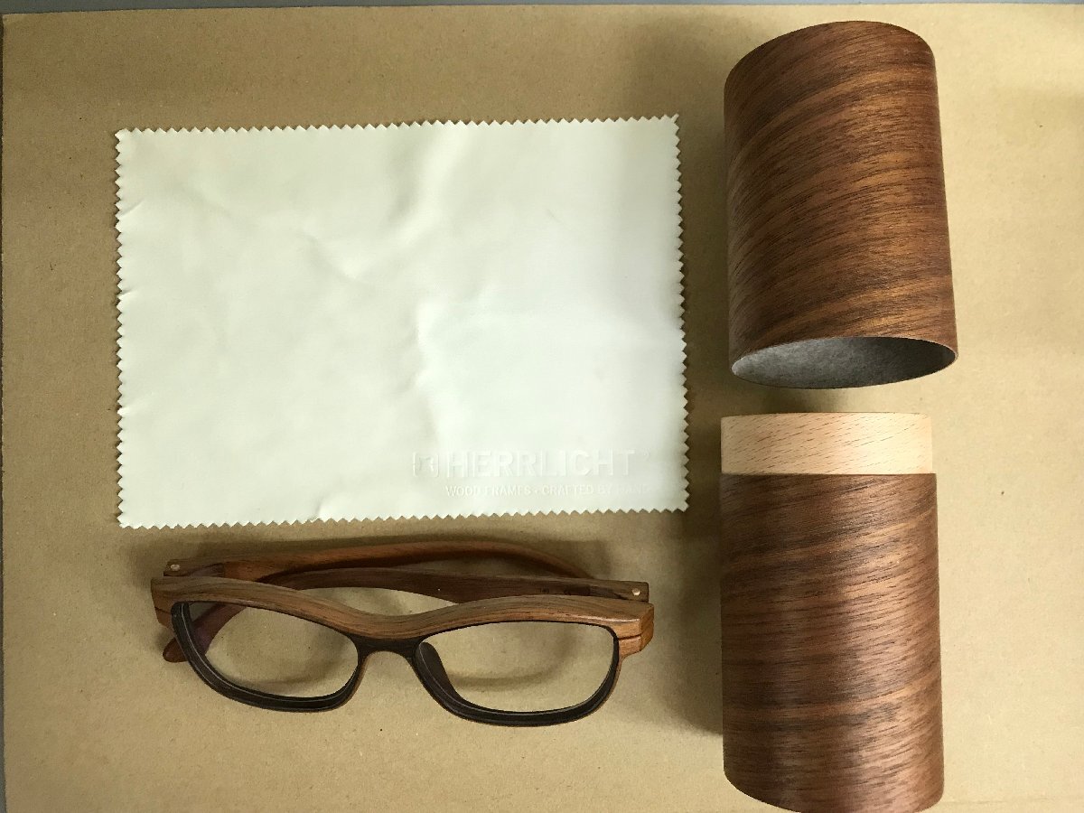 メガネ 木製 フレーム ヘアリヒト HERRLICHT HL29 WE 54□14-140 #25 定価247,500 レターパック 送料無料 f32拍卖